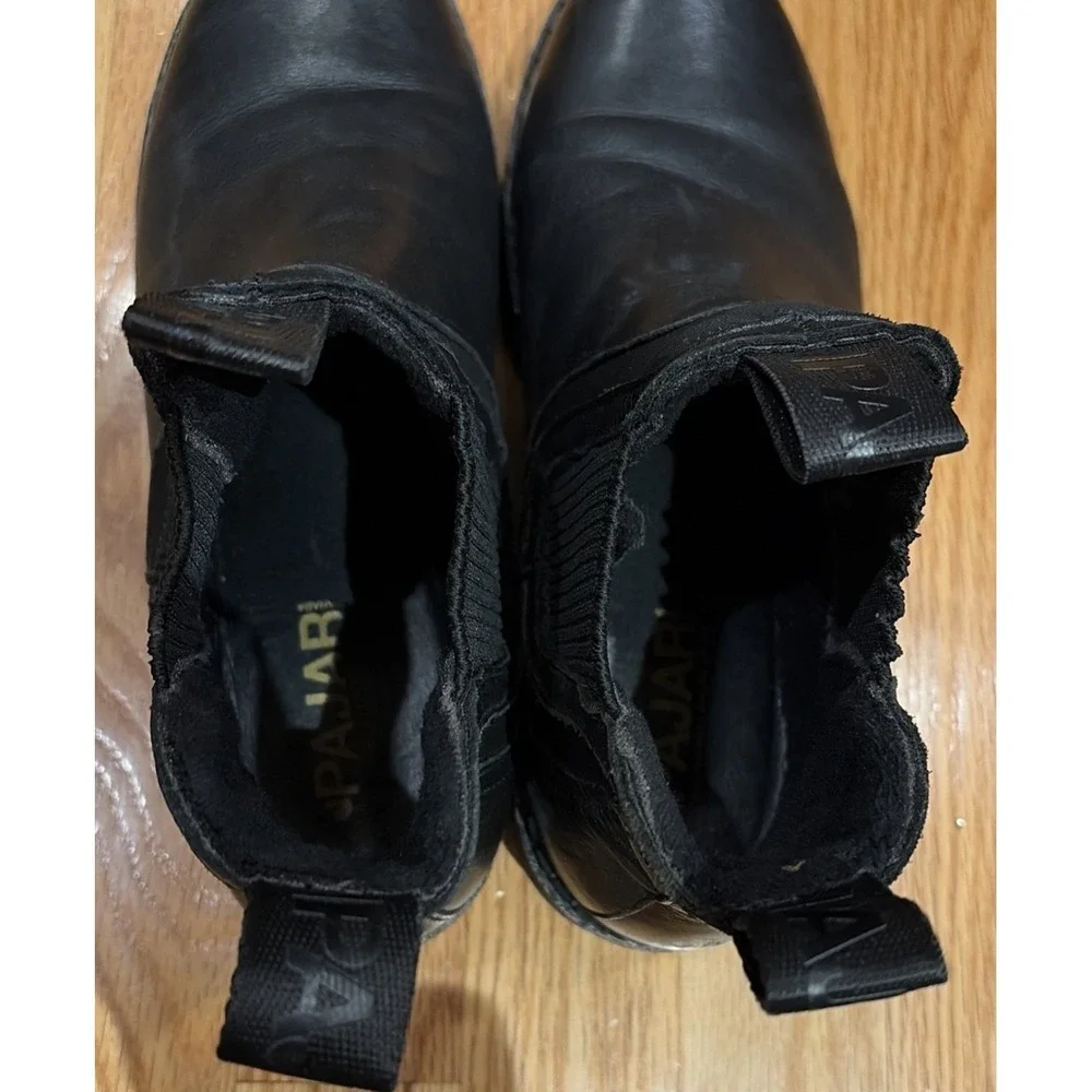 Pajar Canada Black Smooth leather Chelsea boots Size 9-9.5